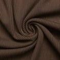 thumbnail image 4 of PWPSG Women Casual Jumpsuit Cowl Neck Halter Sleeveless Ruched Bust High Waist Wide Leg Trousers Brown S, 4 of 9
