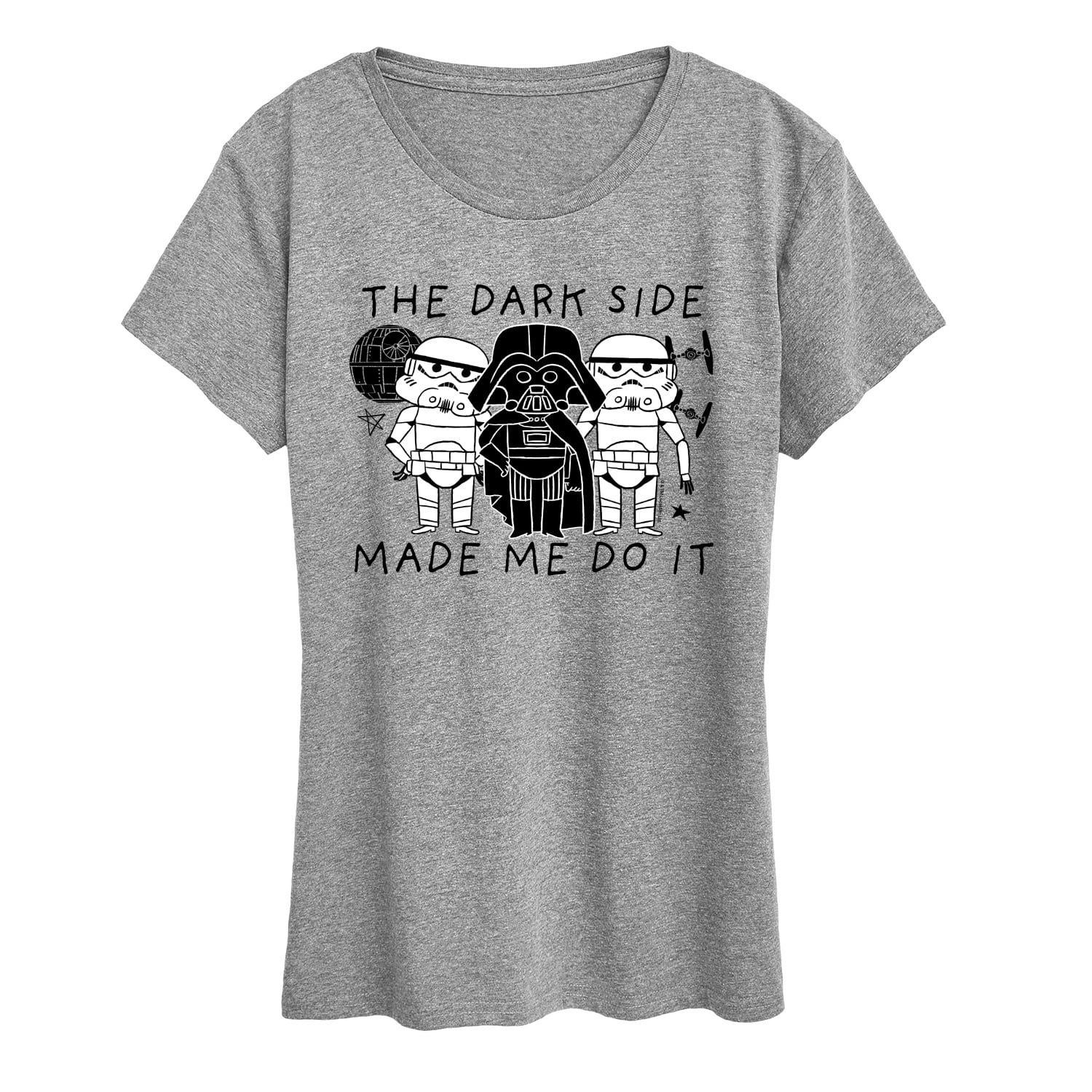 Star Wars - The Dark Side Made Me Do It - Women's Short Sleeve Graphic T-Shirt