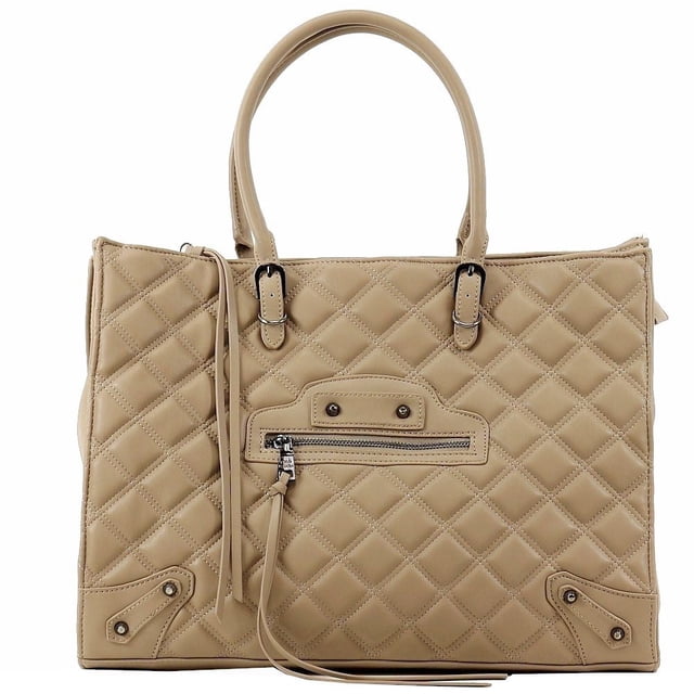 Bolso Steve Madden BZinnia Taupe Acolchado Tipo Tote