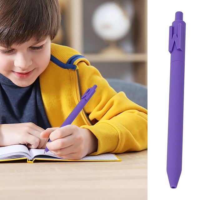 0.5mm Black Exam Pen for Students, Large Capacity 2ml Ink Pen with Quick-Dry Technology, Smooth Writing Ballpoint Pen for School Office Study Library