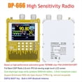 thumbnail image 2 of Radio Banda DP-666 TEF6686 con Pantalla Táctil IPS 2,8 Pulgadas y Receptor Alta Sensibilidad. Radio FM Banda , Corta, Media y Corta, Color Negro., 2 of 5