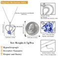 thumbnail image 5 of Fasjewly 18K White Gold Plated Heart Necklace for Women,CZ Heart December Tanzanite Birthstone Pendant Jewelry Gift for Wife Mom Girlfriend,Valentine's Day Mother's Day Birthday Anniversary Gift, 5 of 10