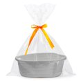 thumbnail image 1 of Guardoinrt Christmas Gift Baskets Set Of Empty Gift Baskets With Transparent Bag Small grey, 1 of 6