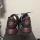 thumbnail image 5 of Ad-id-as Mens NMD R1 Shoes Size US 4.5 Black Red Gray Lace Up Boost Print Runner, 5 of 5