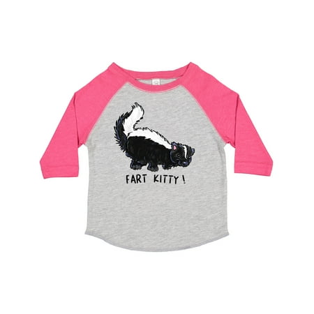 

Inktastic Animals Cute Skunk Fart Kitty! Boys or Girls Toddler T-Shirt