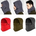 thumbnail image 2 of Unisex Winter Outdoor Bike Riding Hat Windbreak Hooded Mask Balaclavas Hat Cap, 2 of 7