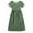 K-Army Green, variant on 2025 NEW Short Sleeve Dres 4T Striped Print Princes Dres Frock 3_4Year Child Dresse Christma Dresse Size 8 Dres Up