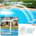 thumbnail image 4 of Système d'Arrosage de Piscine en PVC, Fontaine Haute Pression avec Buse Réglable, Fontaine de Jardin, 4 of 5