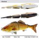 thumbnail image 4 of Señuelo de pesca biónico Cuerpo duro Señuelo de hundimiento Pesca de 3 segmentos, 4 of 8
