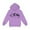 Purple, variant on WAYUTE Sweatshirts for Girls Child City Letter Printed Long Sleeve Graphic Hoodies Loose Comfort Fashion Fall Winter Casual Holiday,Orange,Size 90