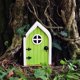 thumbnail image 3 of Puerta de gnomo, puerta de hadas, puerta de ratón, puerta de elfo hecha de madera para abrir con gnomo divertido, puerta artesanal decoración 3D juego de puerta de gnomo, decoración de jardín de, 3 of 8