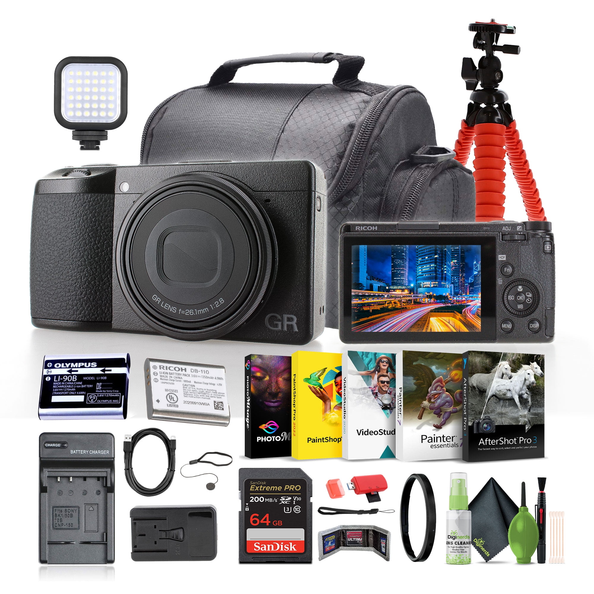 Ricoh GR IIIx HDF Digital Camera - 01283 - Walmart.com