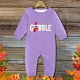 thumbnail image 2 of LWNYDPLSD Baby First Christmas Outfit Boy Little Girl Christmas Girls Jogger Set Baby Boy Clothes Onesies 0-3 Months Unisex Boy Size 6 Newborn Winter, Purple 6-12 Months, 2 of 4