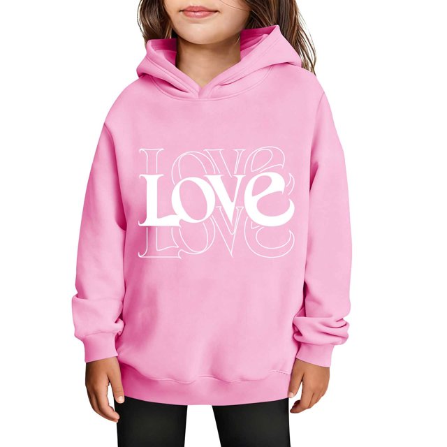 Chandails à Capuchon Garçons Filles, Sweat à Capuche Décontracté à Manches Longues en Polaire Surdimensionnée avec Poche, Chandails à Capuchon pour Garçons
