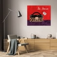 thumbnail image 3 of Jennifer Matla 44x36 Gallery Wrapped Canvas Wall Art Titled - Leopard Handbag I, 3 of 4