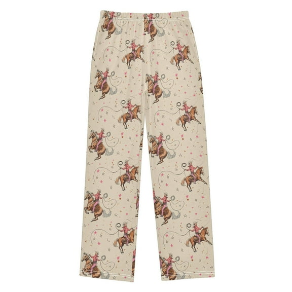 joogoo Cowboys Riding Pajama Pants Pj Bottoms Sleepwear Lounge L