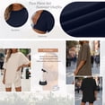 thumbnail image 3 of SUNBS Two Piece Lounge Set for Women Outfit Sets Casual Oversized Shirts Biker Shorts Matching Sets, 3 of 9