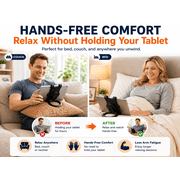 MAX SMART Ergonomic Tablet Grip Holder & Stand for Drawing, Reading, Writing & Studying
