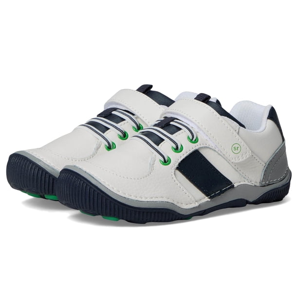 Zapatillas para Niños Pequeños Stride Rite SRTech Wes de Cuero Blanco