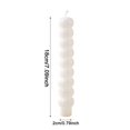 thumbnail image 2 of Pumpkin Shaped Taper Candles, Unscented Smokeless Hand-Poured Wax Candlesticks, Multi-purpose Autumn Table Centerpiece for Halloween Thanksgiving & Farmhouse Seasonal Home Decor, 2 of 4