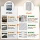 thumbnail image 3 of Cesto de ropa Lifewit, grande, plegable, 2 x 80 L, impermeable, gris, 3 of 9