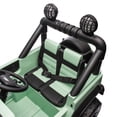 thumbnail image 4 of 24V 2 Seater Ride on Car for Kids, Licensed Land Rover Defender Volta 5008 Ride on Toys for Big Kids with Remote Control, Bluetooth, Music, LED Lights, Powered Electric Car for Kids Boys Girls, Green, 4 of 11