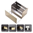thumbnail image 2 of Shisuyan Dustproof Stainless Steel Tissue Case Golden 1Set 8.7x5.3in, 2 of 8