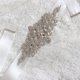 thumbnail image 4 of Minnieouse Cintas de boda para mujer, cinturón nupcial, vestido de graduación, fajas de cristal, fiesta de noche, pretina de diamantes de Cinturones Blanco crema, 4 of 6