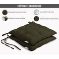 thumbnail image 3 of Vargottam Set of 2 Comfortable Chair Pads Seat Cushion with Full-Length Ties for Non-Slip Support Polyester Filling for Dining | Office | Kitchen Reduces Pressure & Washable, 3 of 9