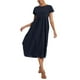 thumbnail image 4 of Vestido midi Zhyaj, holgado, túnica de verano, playa, con bolsillos, algodón, 4 of 7