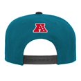 thumbnail image 3 of Youth Teal/Black Jacksonville Jaguars Lock Up Flat Brim Snapback Hat, 3 of 3