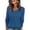 Blue #25, variant on Sweaters for Women V Neck Casual Knit Long Sleeve Tops 2026 Fall Lightweight Pullover Sweaters, S