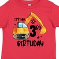 thumbnail image 4 of Inktastic Construction Truck It's My 3rd Birthday Boys or Girls Toddler T-Shirt, 4 of 5