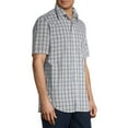 thumbnail image 4 of Arrow Men's Hamilton Poplin Wrinkle Free Short Sleeve Shirt, 4 of 6