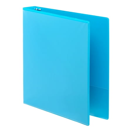 Pen + Gear 1-inch Durable View Binder, D Rings, Blue, 4 Pack
