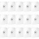 thumbnail image 1 of 15 bridas de pared sin taladro, ganchos transparentes autoadhesivos sin clavos para colgar relojes, fotos, pinturas, 1 of 5