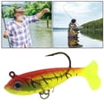 thumbnail image 3 of Ettsollp 6CM/7G 7CM/15G T-tail Fishing Lure with Sharp Hook Realistic 3D Eyes PVC Swimbait Artificial Soft Bait Freshwater Saltwater Fishing Accessories, 3 of 7