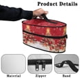 thumbnail image 5 of HELLHERO Garment Steamer Case Protective Travel Steamer Bag Steam Iron Carrying Case Lightweight Travel Bag Christmas Tree Design, Case Only, 5 of 6