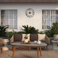thumbnail image 4 of Silent Indoor Outdoor Wall Clock, Retro Round Decorative Roman Numeral Wall Clocks for Living Room,Kitchen,Bedroom,Patio, 4 of 5