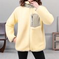 thumbnail image 2 of Plus Size Women Coat Warm Winter Jacket Fashionable Loose Outerwear Casual Comfortable Long Coat for Autumn, 2 of 2