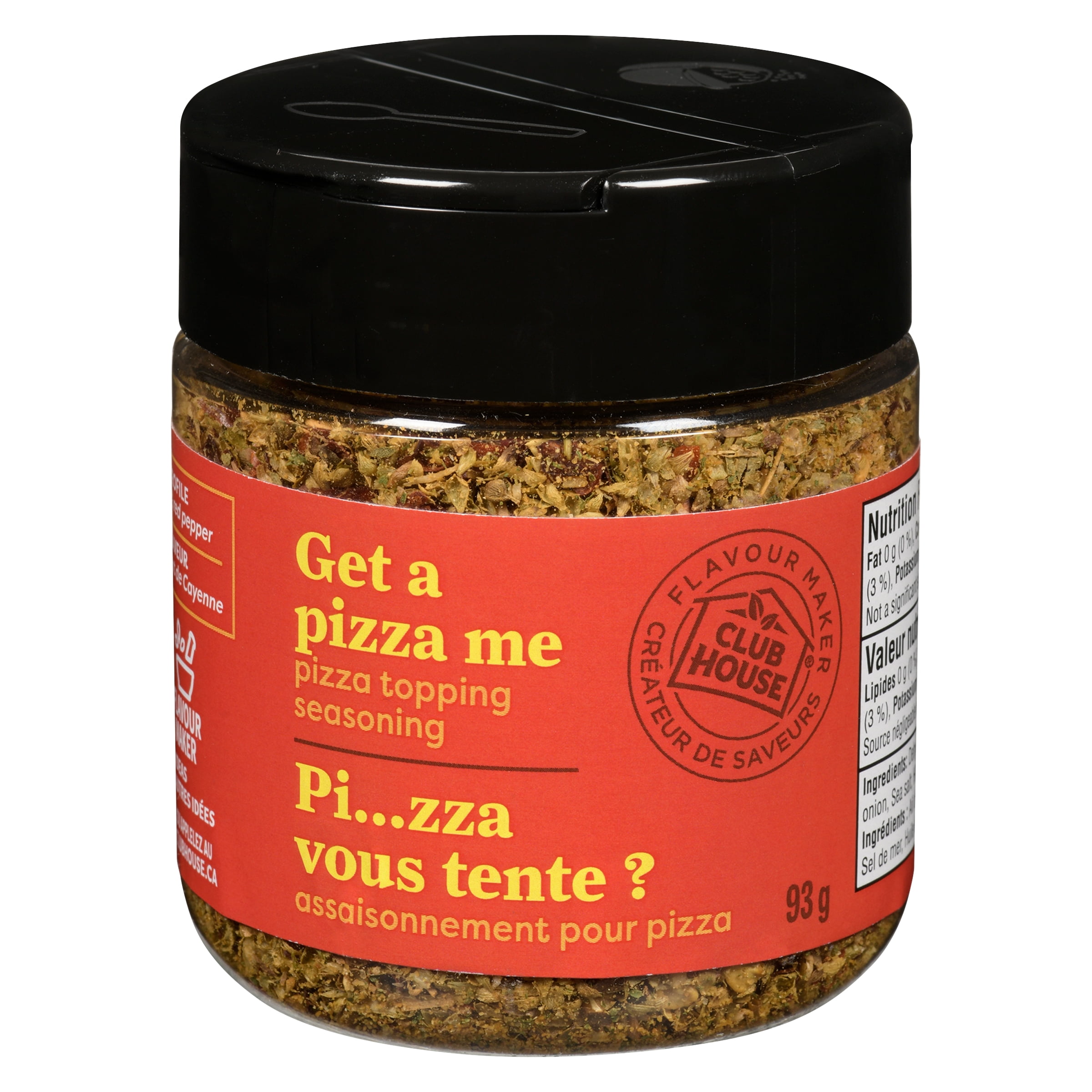 Club House Flavor Maker Pizza Topping Seasoning, 93 g
