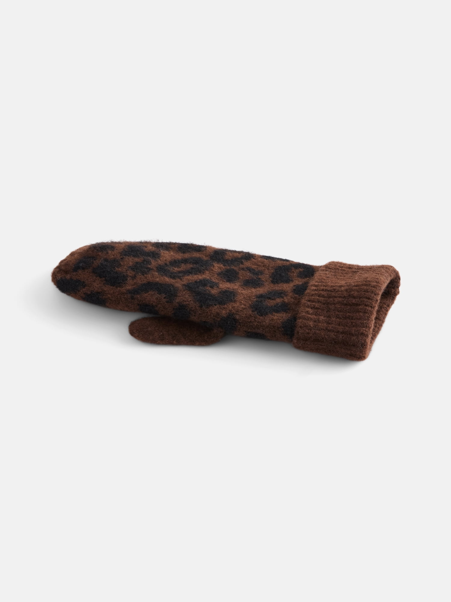 Scenario Women's Knit Mittens, Brown Stallion