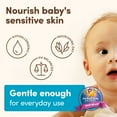 thumbnail image 4 of Aveeno Baby Daily Moisture Body Lotion, Sensitive Skin, Prebiotic Oatmeal, 18 fl. oz, 4 of 9