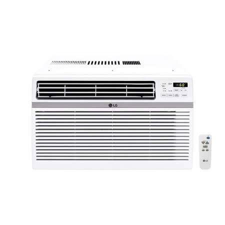 LG 10,000 BTU 115V Window-Mounted Air Conditioner with Wi-Fi Control, LW1017ERSM