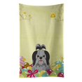 thumbnail image 1 of ""Caroline'S Treasures Toalla De Cocina Con Huevos De Pascua Shih Tzu, Color Negro Y Plateado, Multicolor, 25"""" X 15""""", 1 of 1