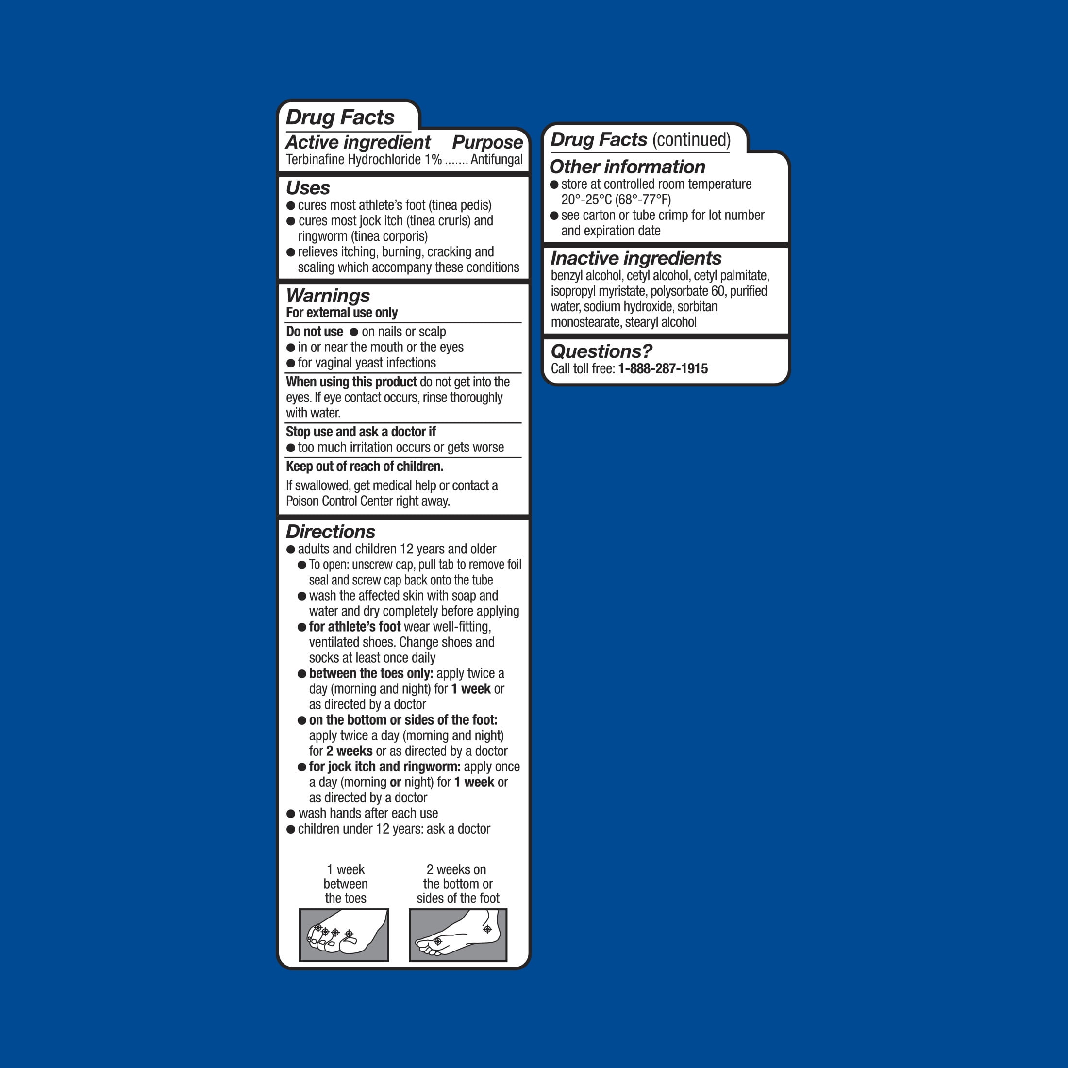 Equate Athletes Foot Antifungal Cream, 1 oz
