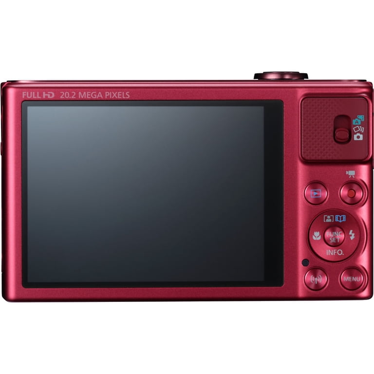 Canon PowerShot SX620 HS RED Digital Camera + Extra Battery +