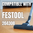 thumbnail image 3 of POWERTEC 10PK 204308 Selfclean Filter Bag for Festool CT Mini/Midi, Festool CT MINI/MIDI, 2/5/CT15 Dust Extractor (from 2019 onwards), CTC MINI/MIDI, Replacement Vacuum Bags, Filter Bags, 75085-P2N, 3 of 8