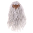 thumbnail image 4 of de Muñeca de Nuevo Estilo Popular Peluca Rizada de Color Blanco Plateado para Muñecas 1/3 Sunnimix BJD Doll Wig, 4 of 7