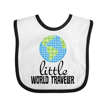 

Inktastic Little World Traveler Gift Baby Boy or Baby Girl Bib